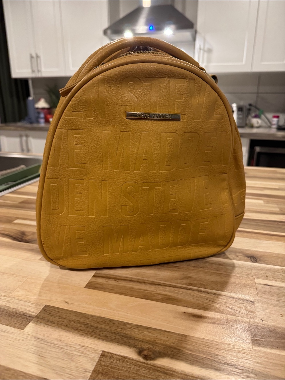 Steve Madden Men's Mustard Yellow Crossbody Bag